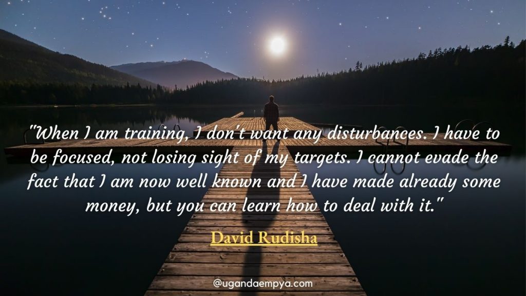 David Rudisha quotes