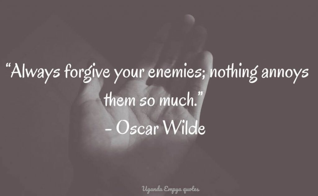 quote about forgiveness by Oscar Wilde