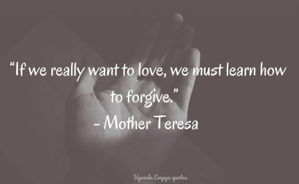 Mother Teresa forgiveness quotes 