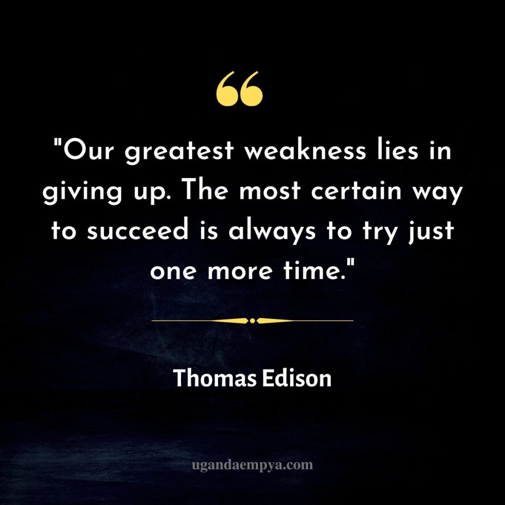 thomas edison never give up quote