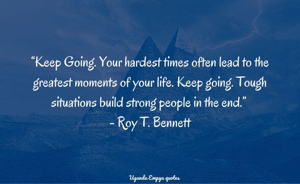 Persistence quotes by Roy t Bennett