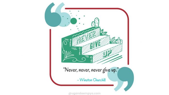 quotes about never giving up