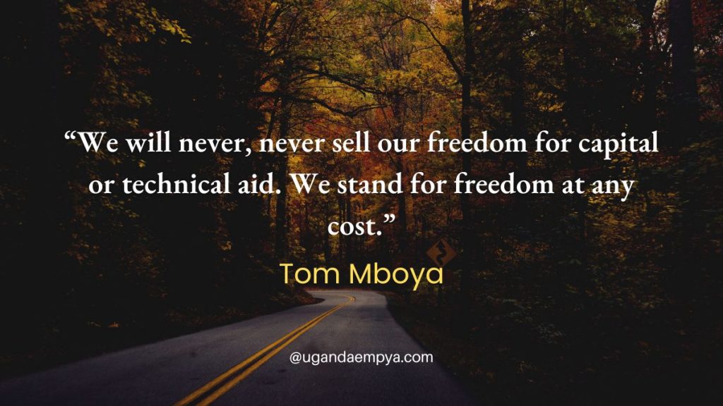 Tom Mboya quotes 
