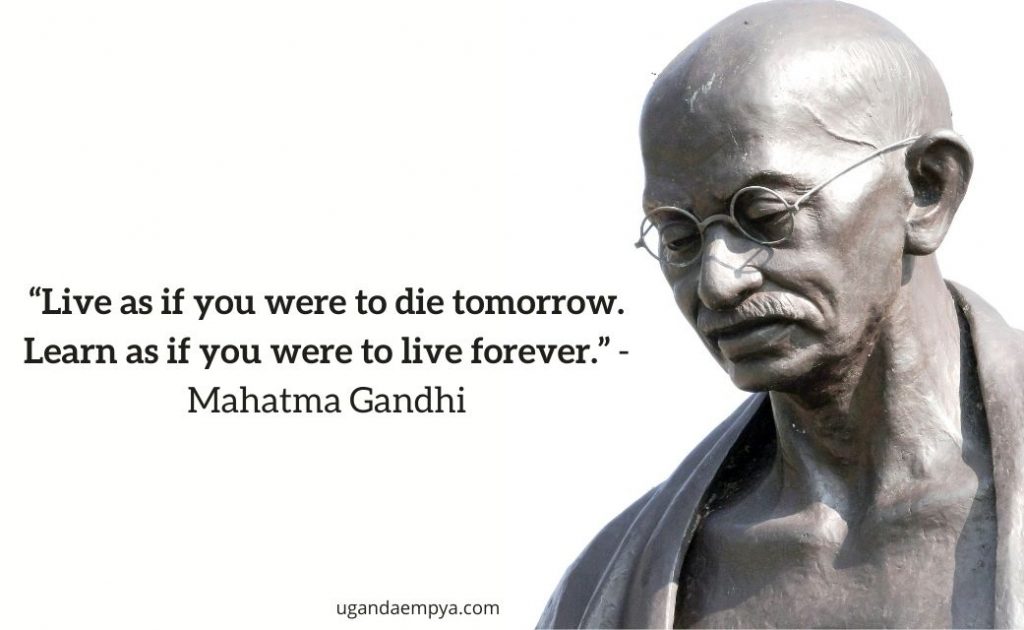 mahatma gandhi quotes on life 