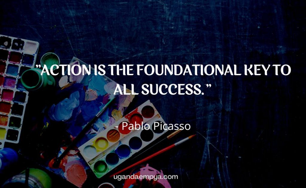 picasso quote meaning of life	