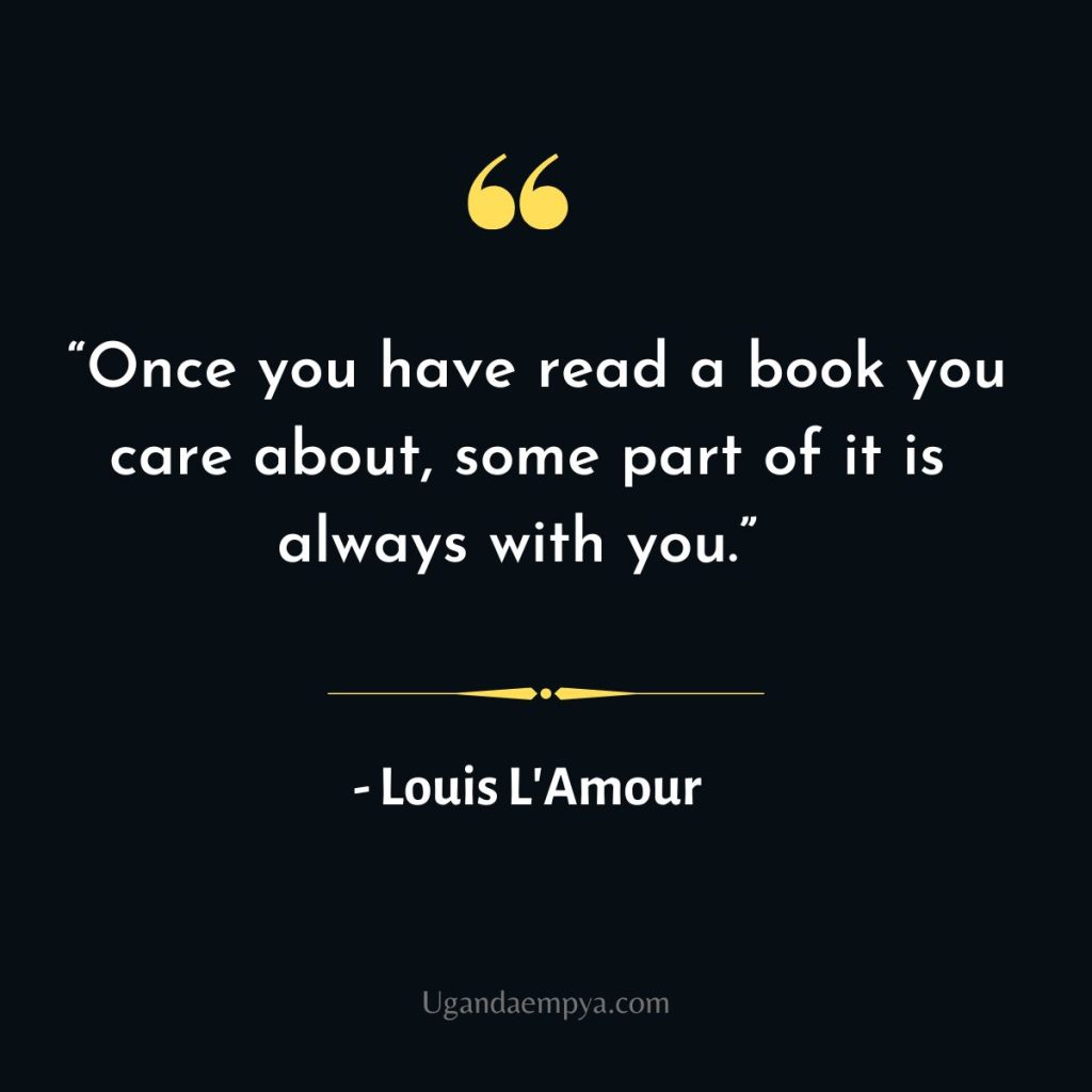 Louis L'Amour reading books quotes