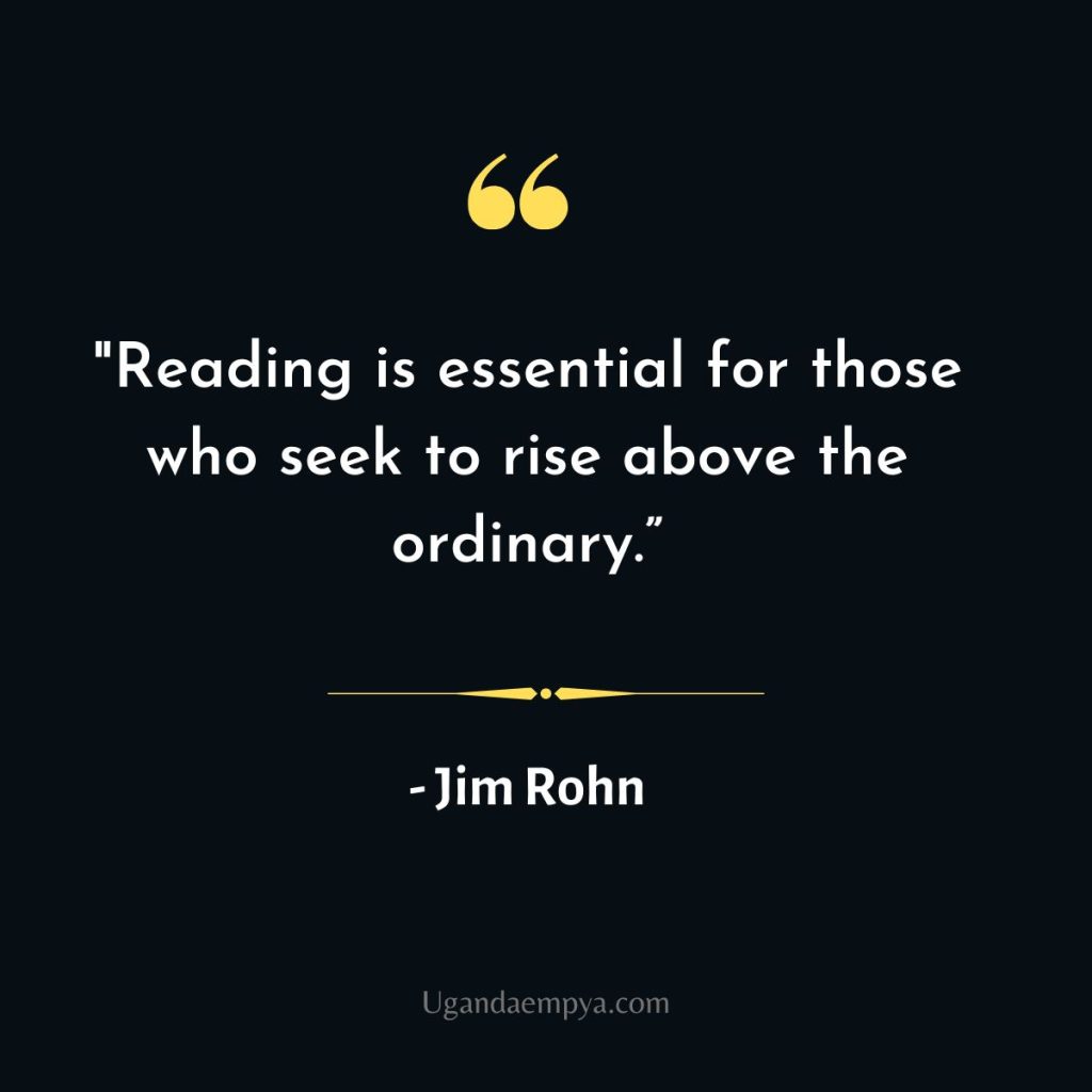 jim Rohn quote on reading books