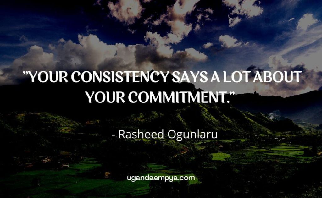 consistency quotes love	