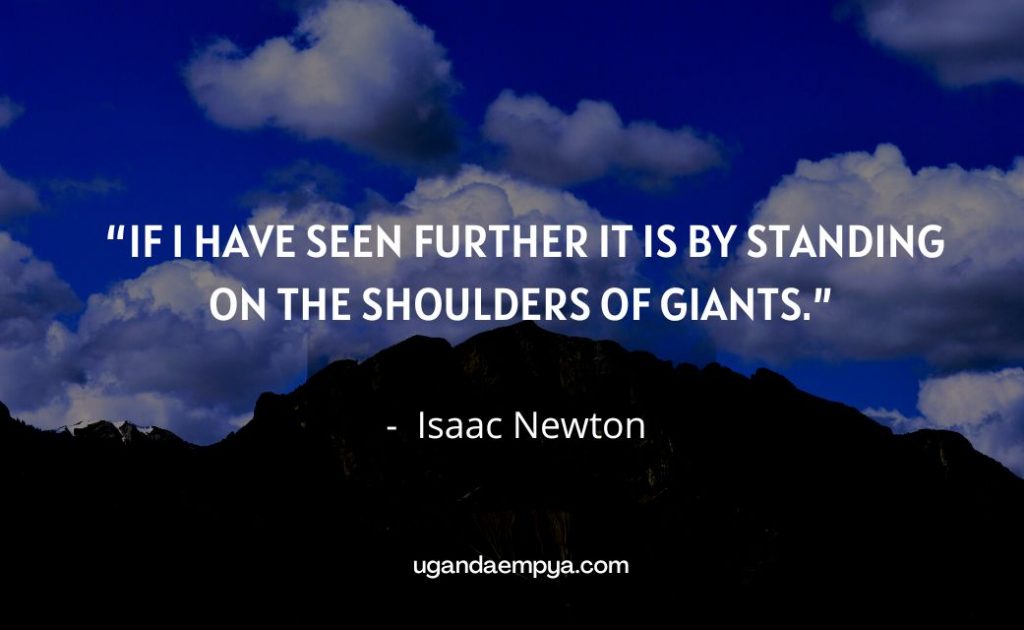 newton quotes shoulders of giants	
