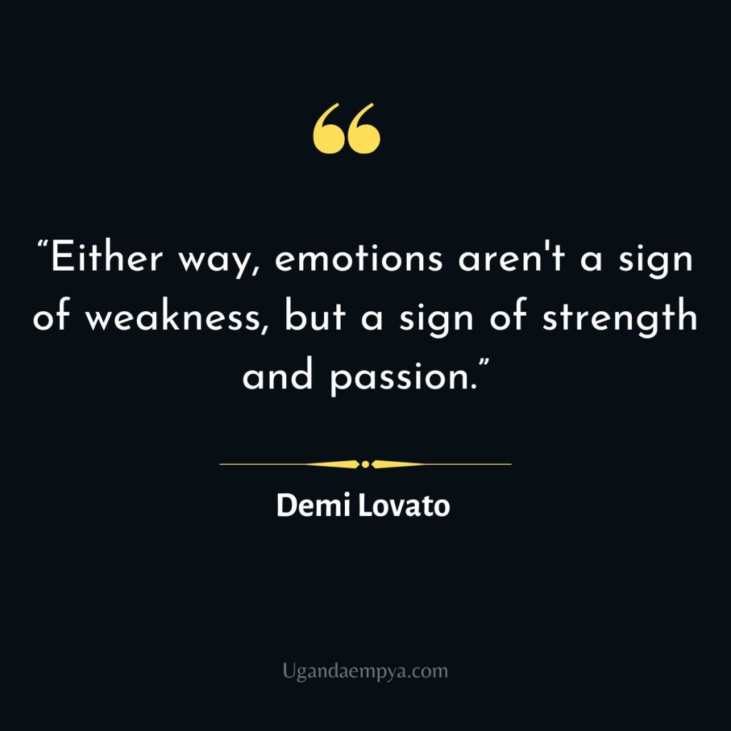 emotions aren't a sign of weakness