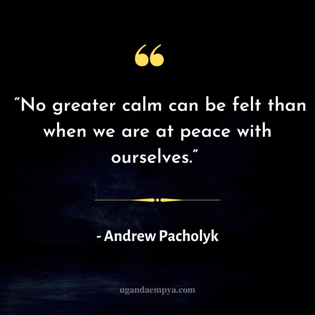 being at peace with yourself quotes	