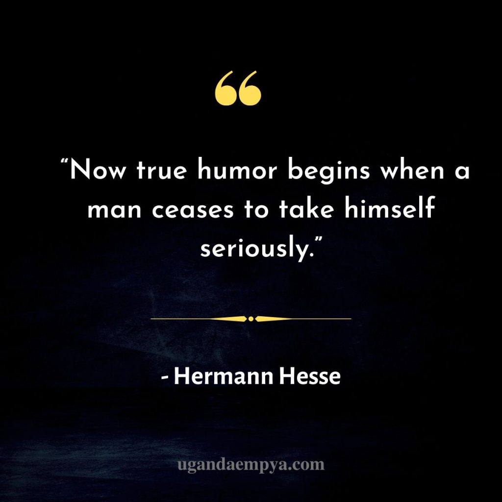 hermann hesse quote about humor 
