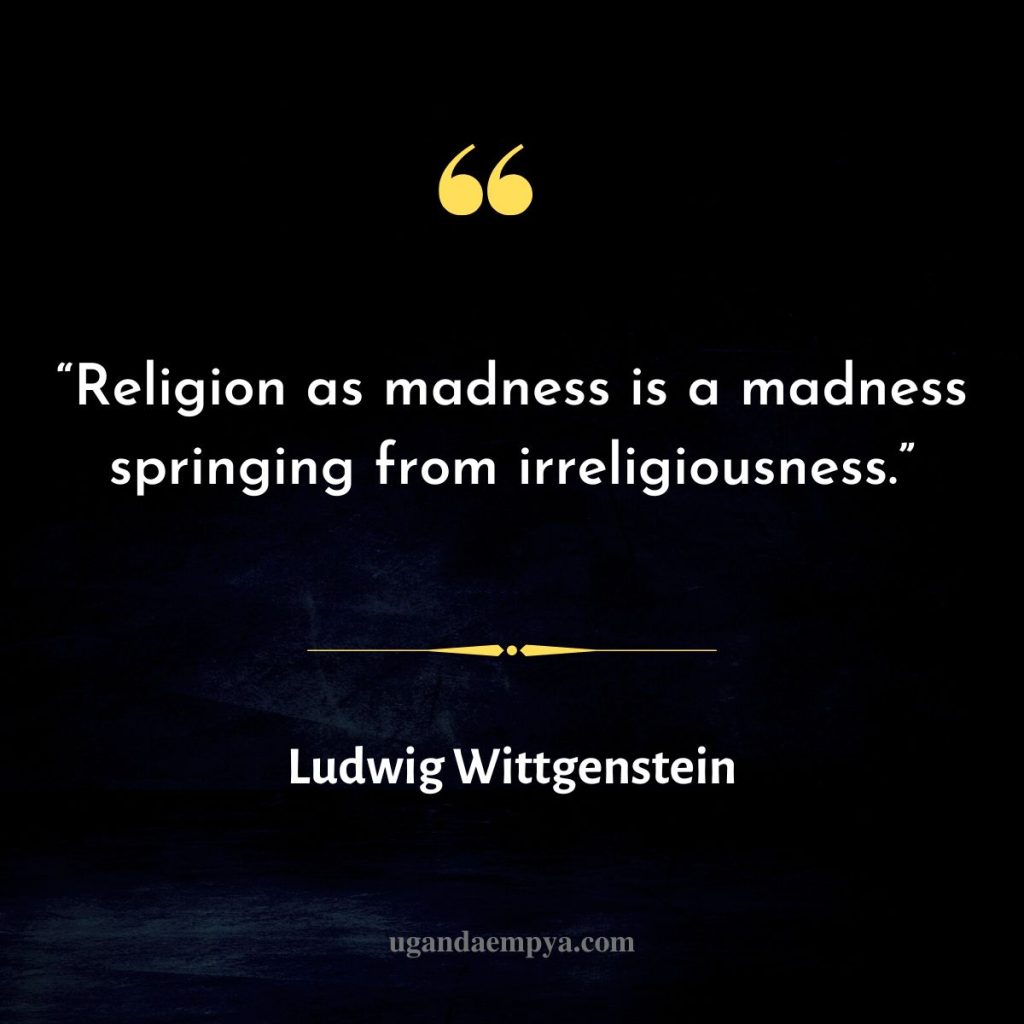 Religion quote by wittgenstein 