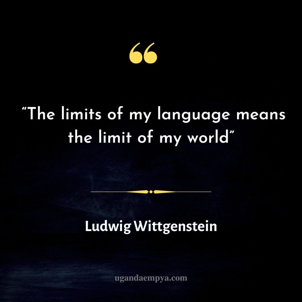 ludwig wittgenstein language quote	