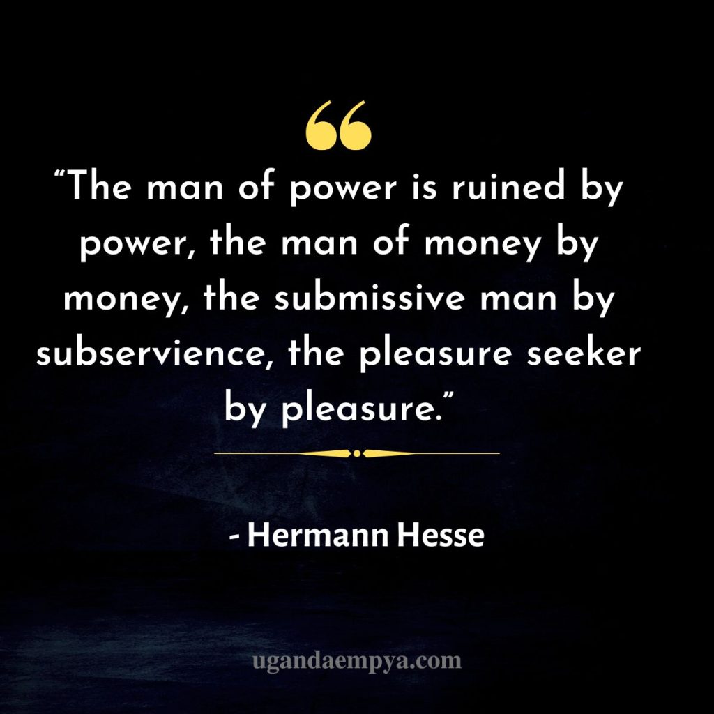 hermann hesse quote on power