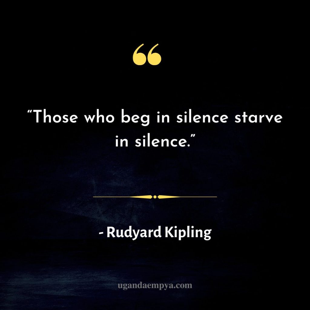 rudyard kipling silent quotes