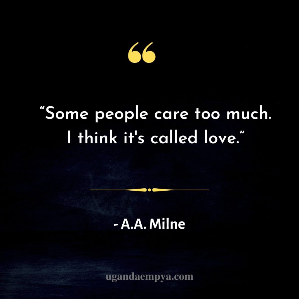 aa milne quotes about love	