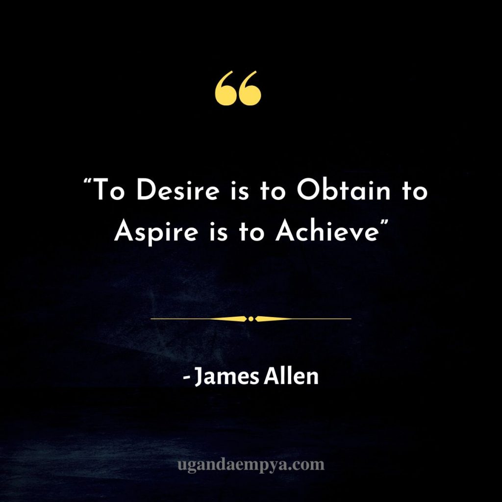 James Allen desire quotes
