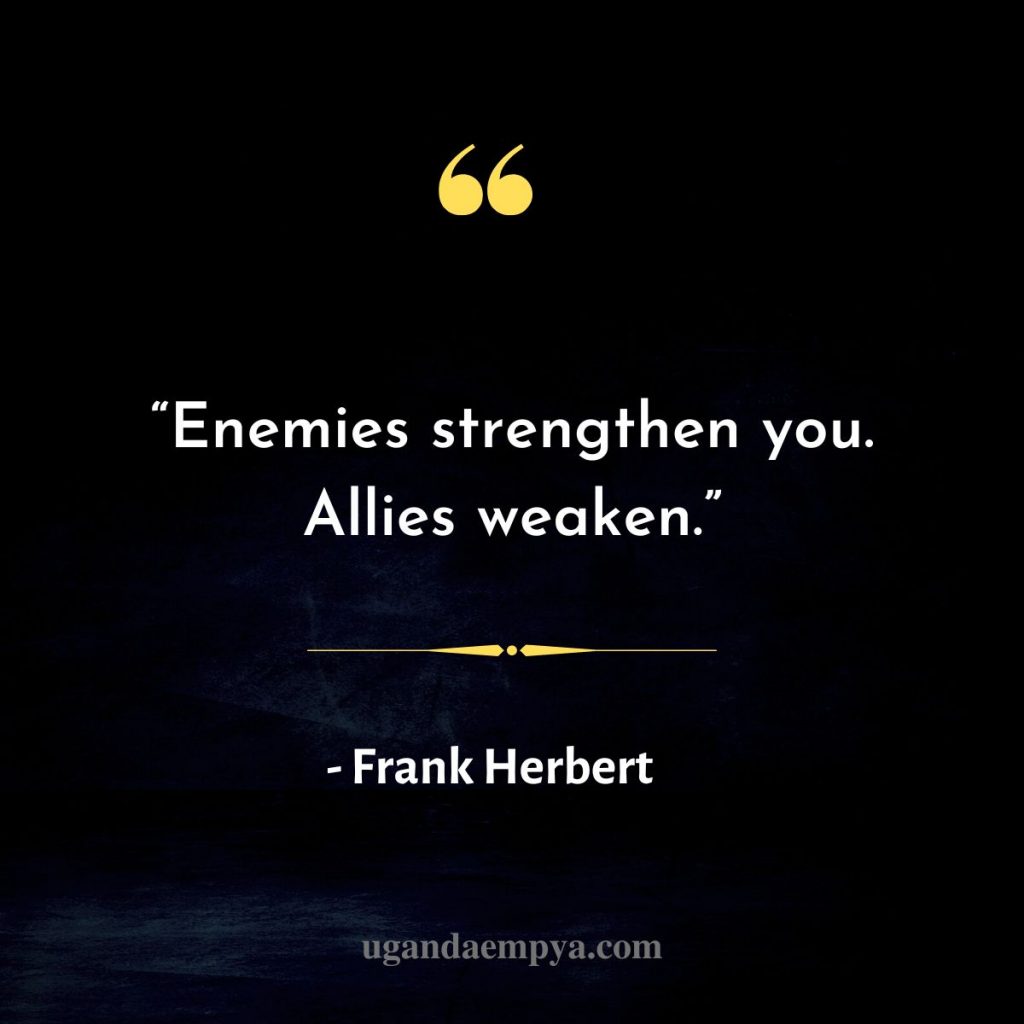 Frank Herbert enemy quote