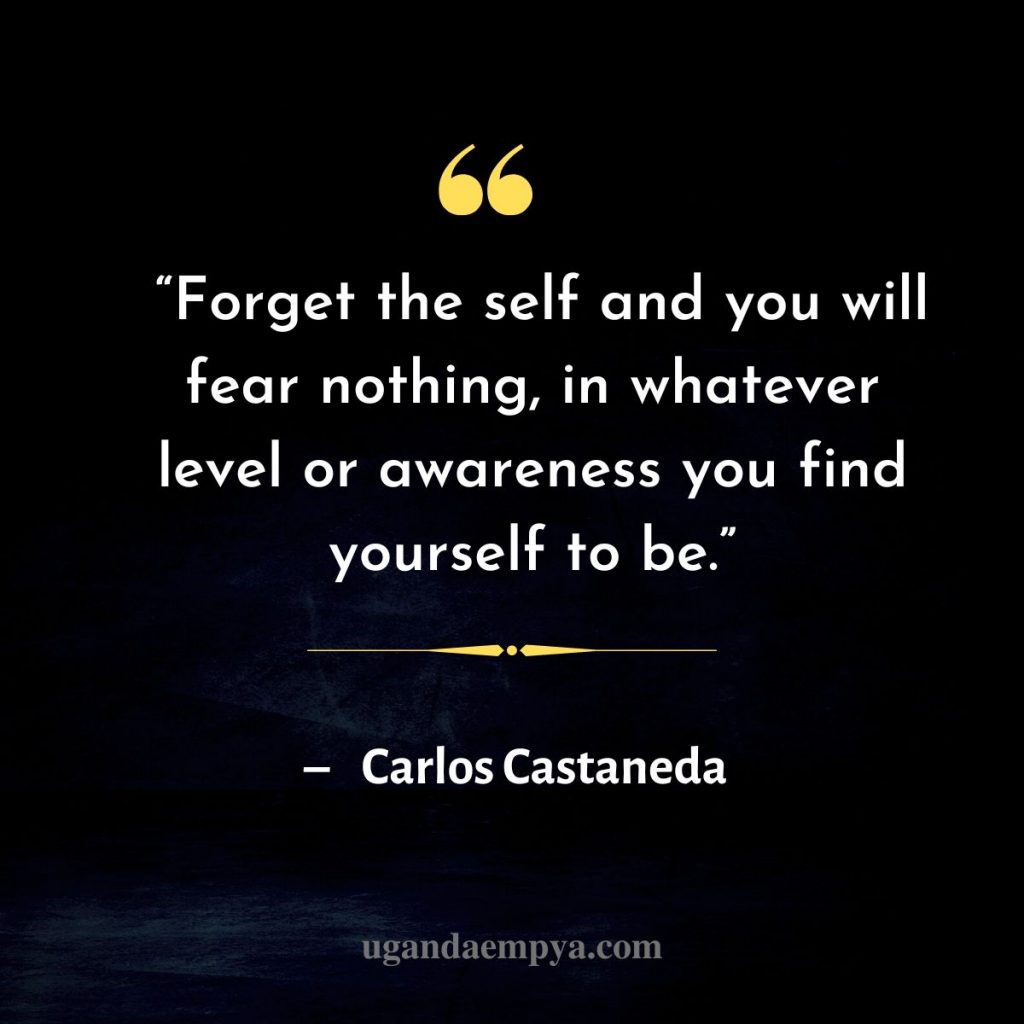 Carlos Castaneda quotes on fear
