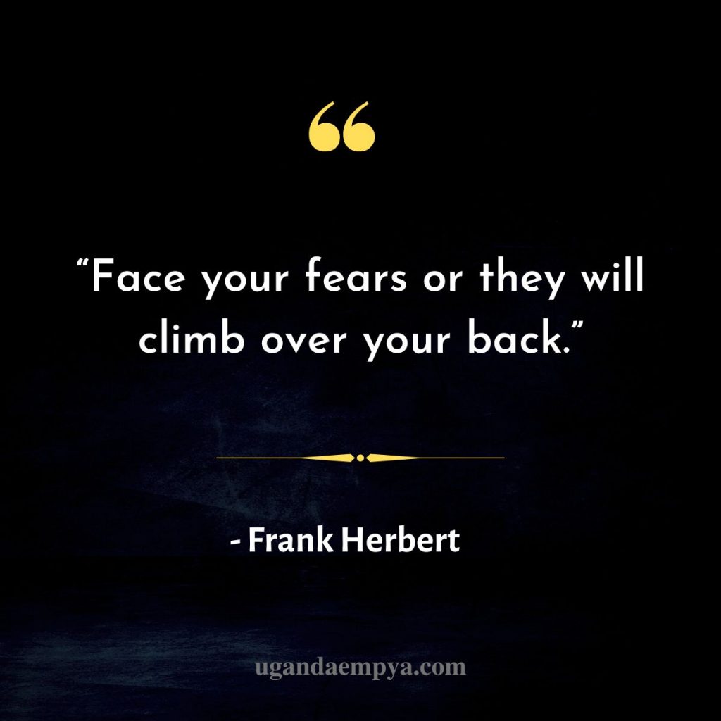 Frank Herbert Quote on fear