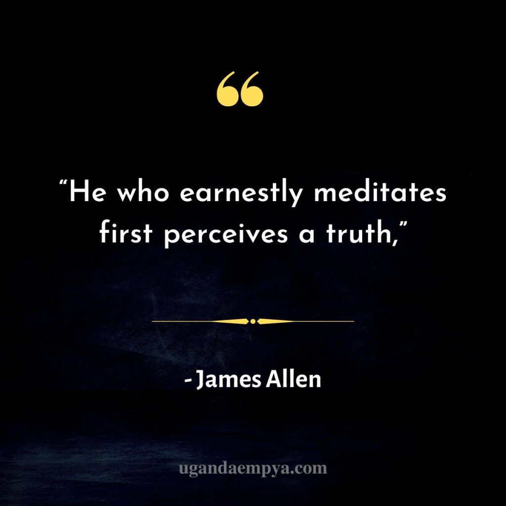 James Allen meditate