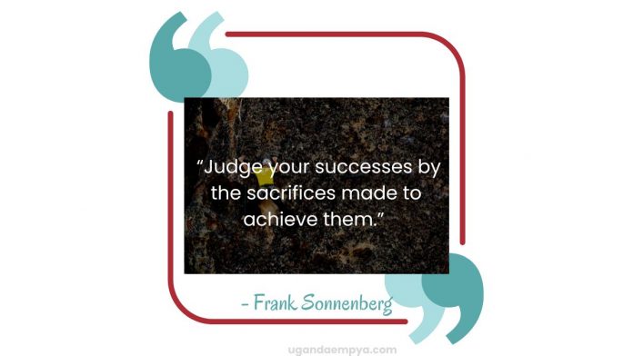 sacrifice quotes about success
