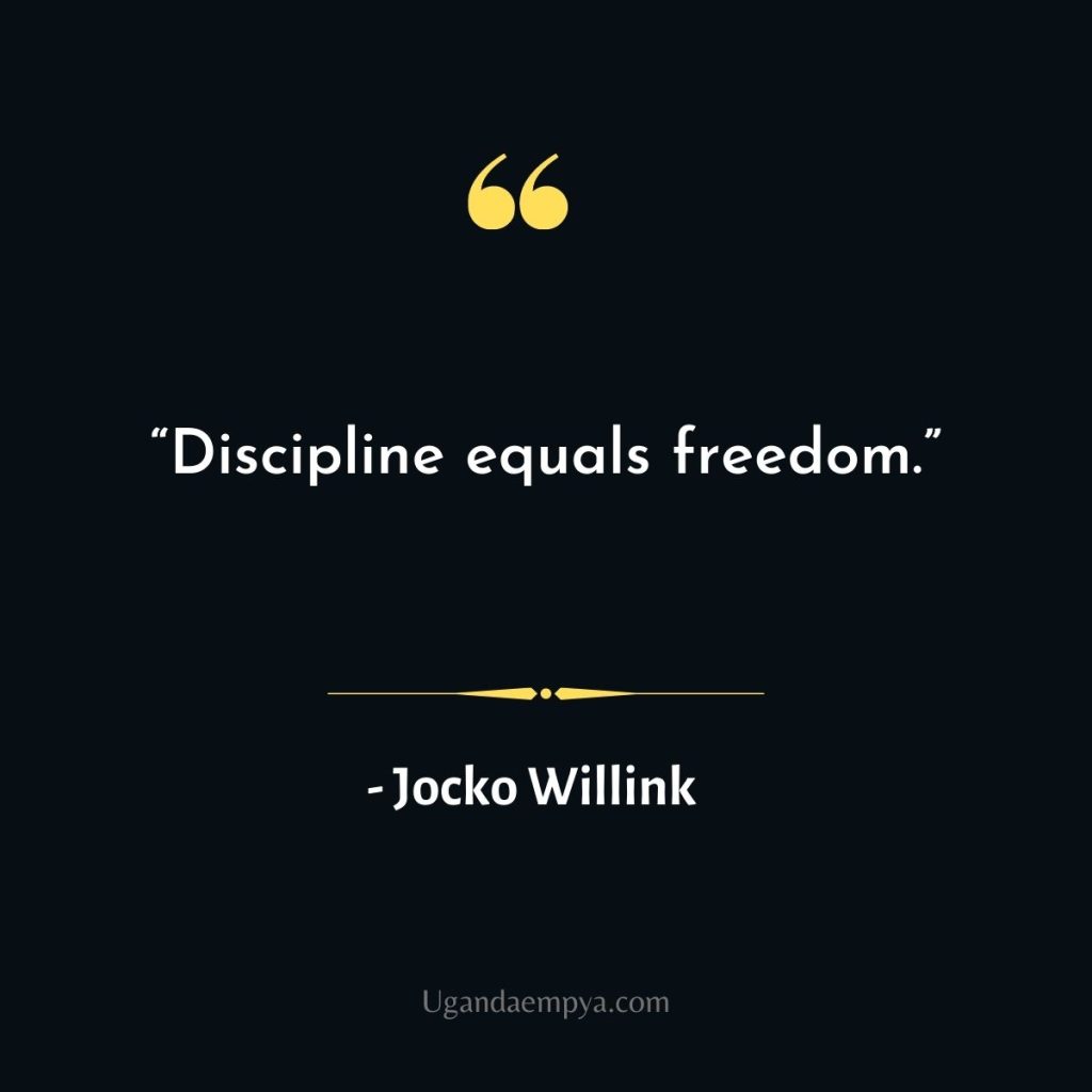 jocko willink quotes on discipline	