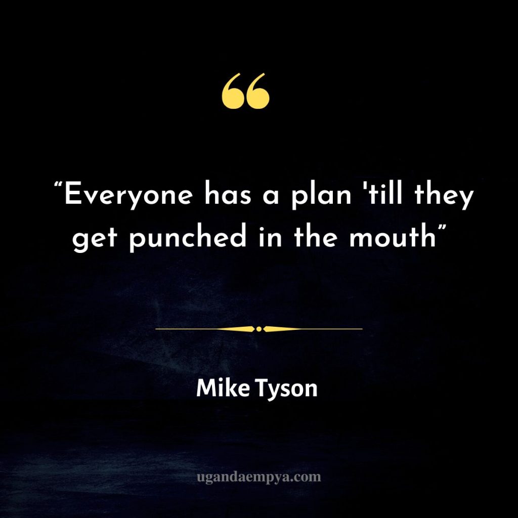 mike tyson punch in the face quote