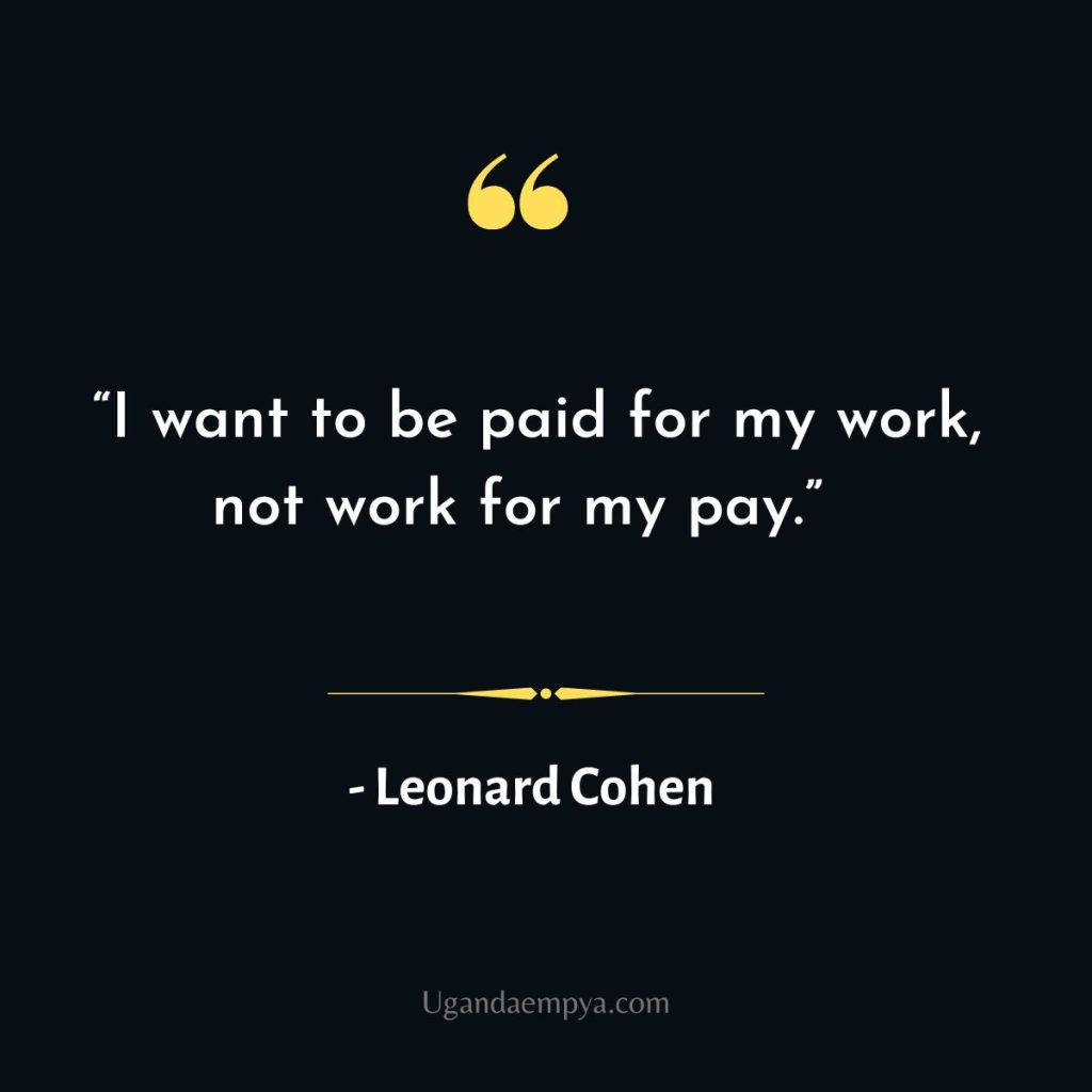 leonard cohen work quotes 