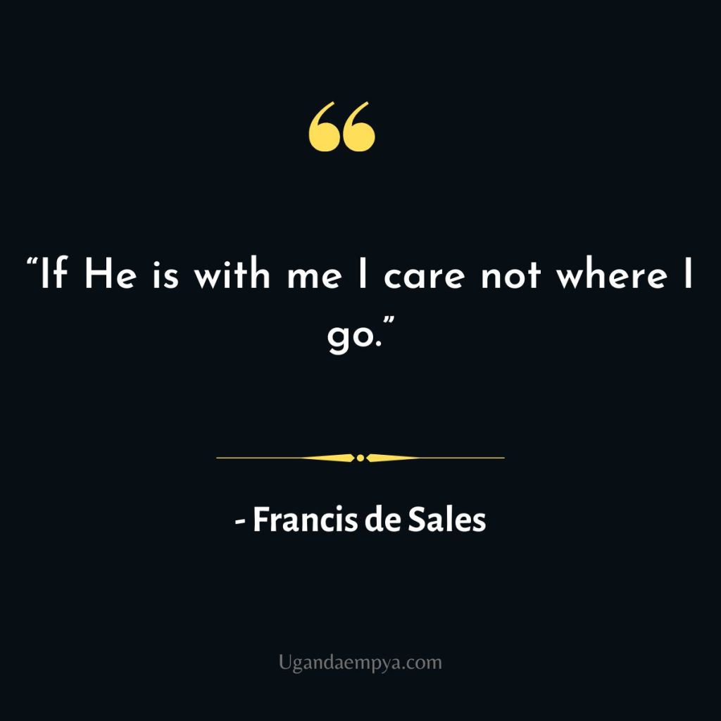 Saint Francis de Sales Quote on Inner Peace 