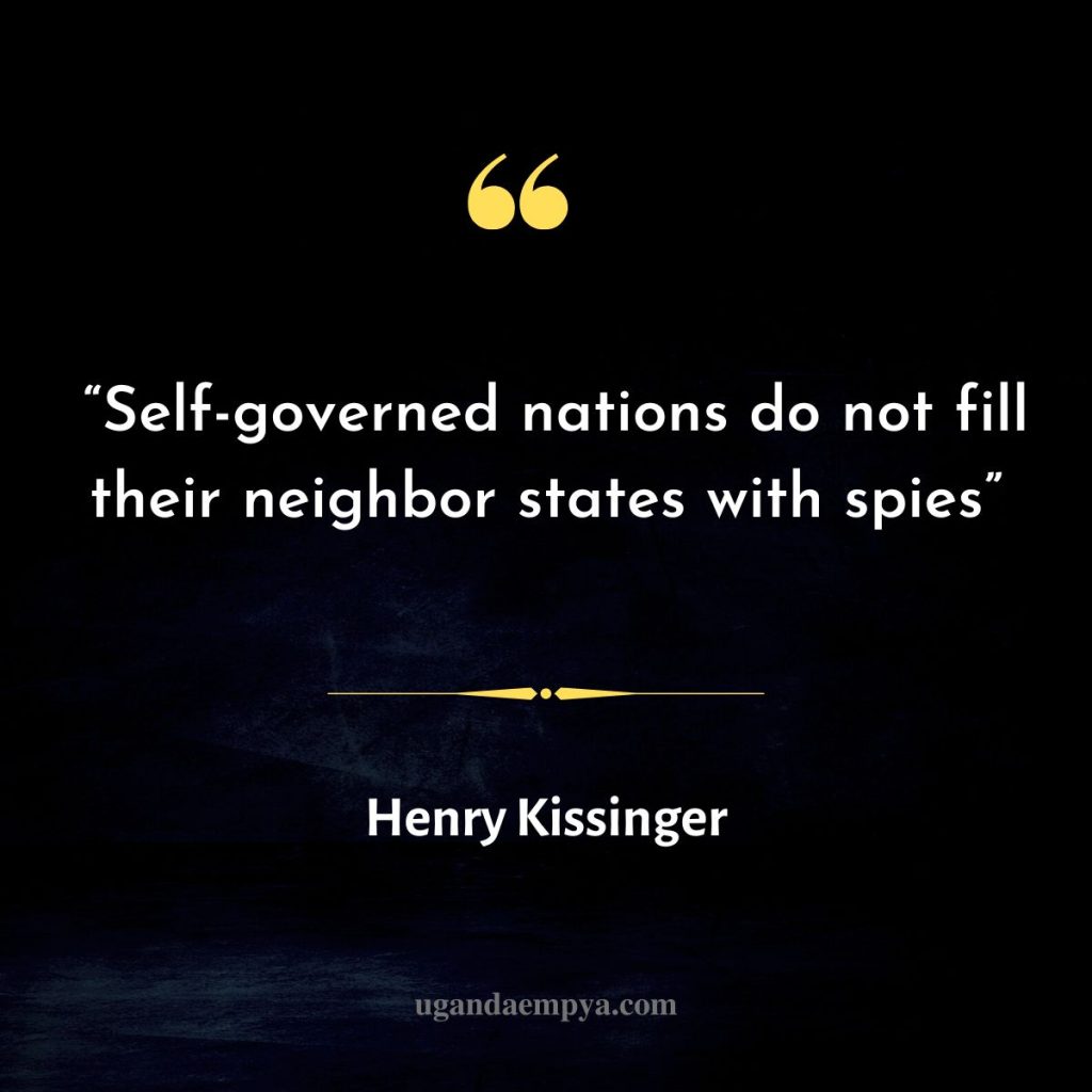 henry kissinger on Self-governed-nations