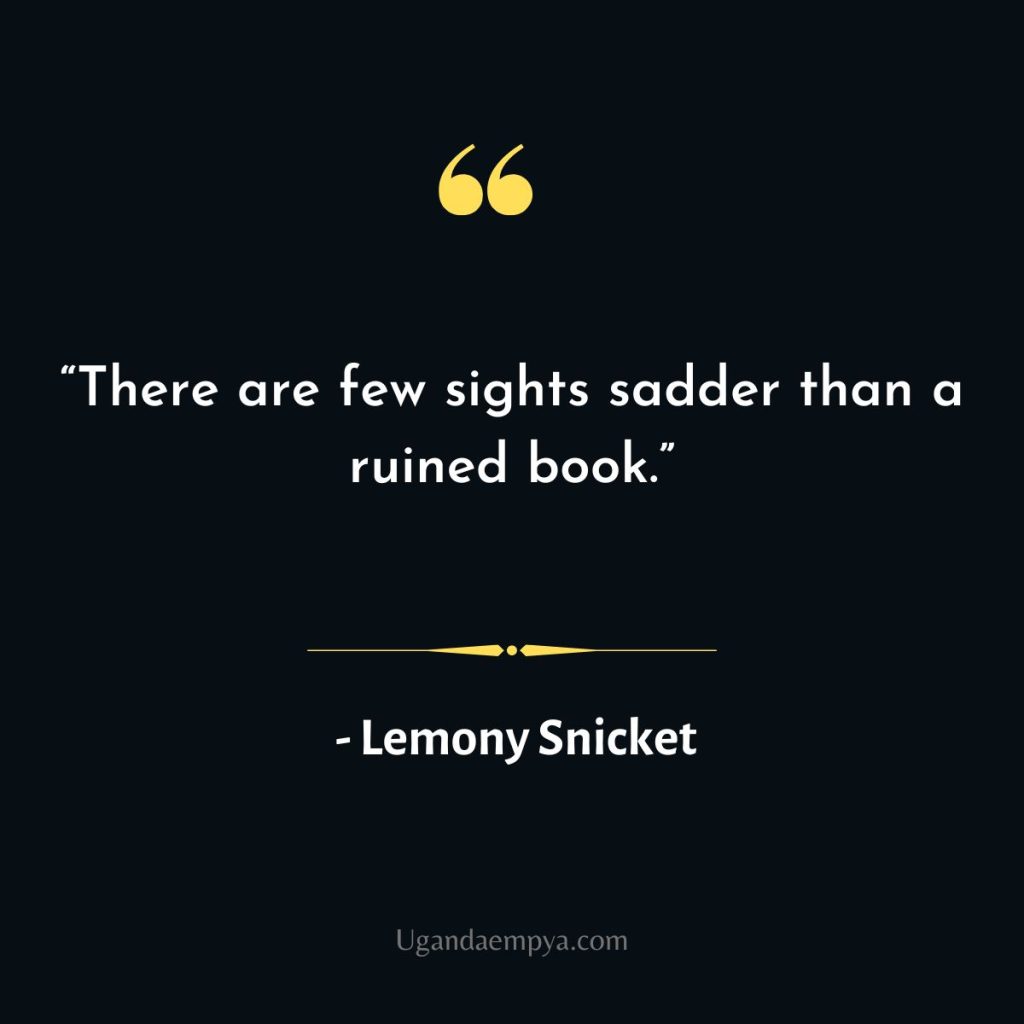 lemony snicket book quote