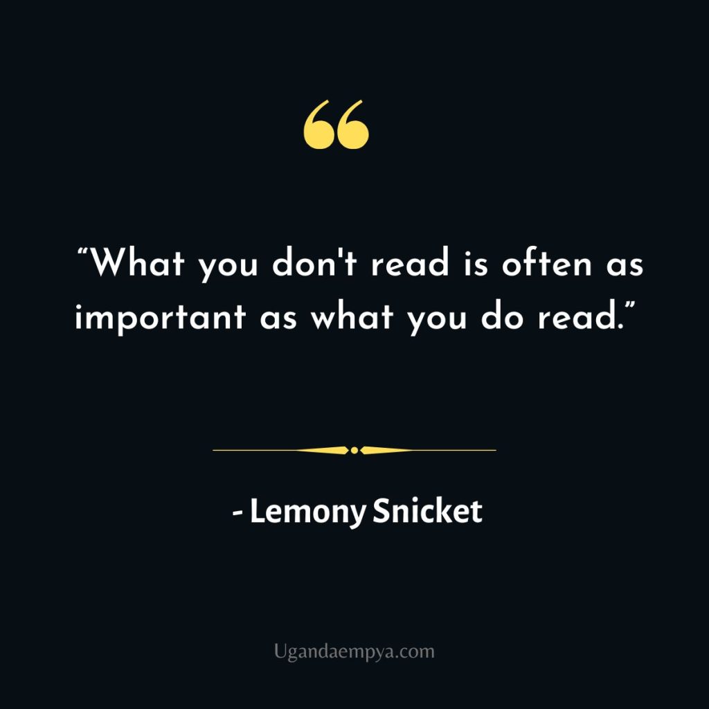 Lemony Snicket Quotes About Reading
