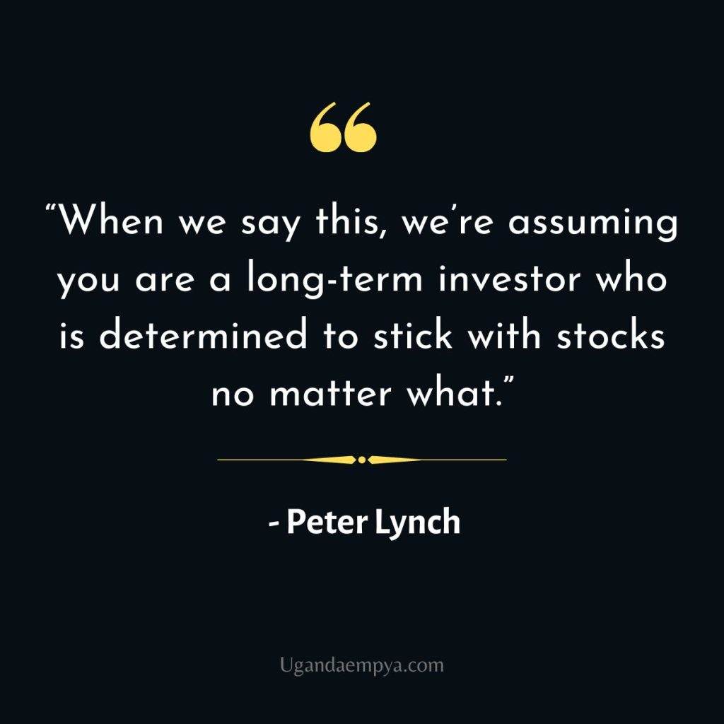 peter lynch quote on stock