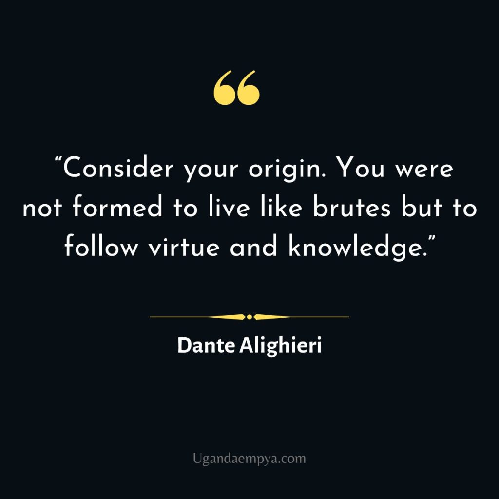 Dante Alighieri Quotes About Love and Wisdom 