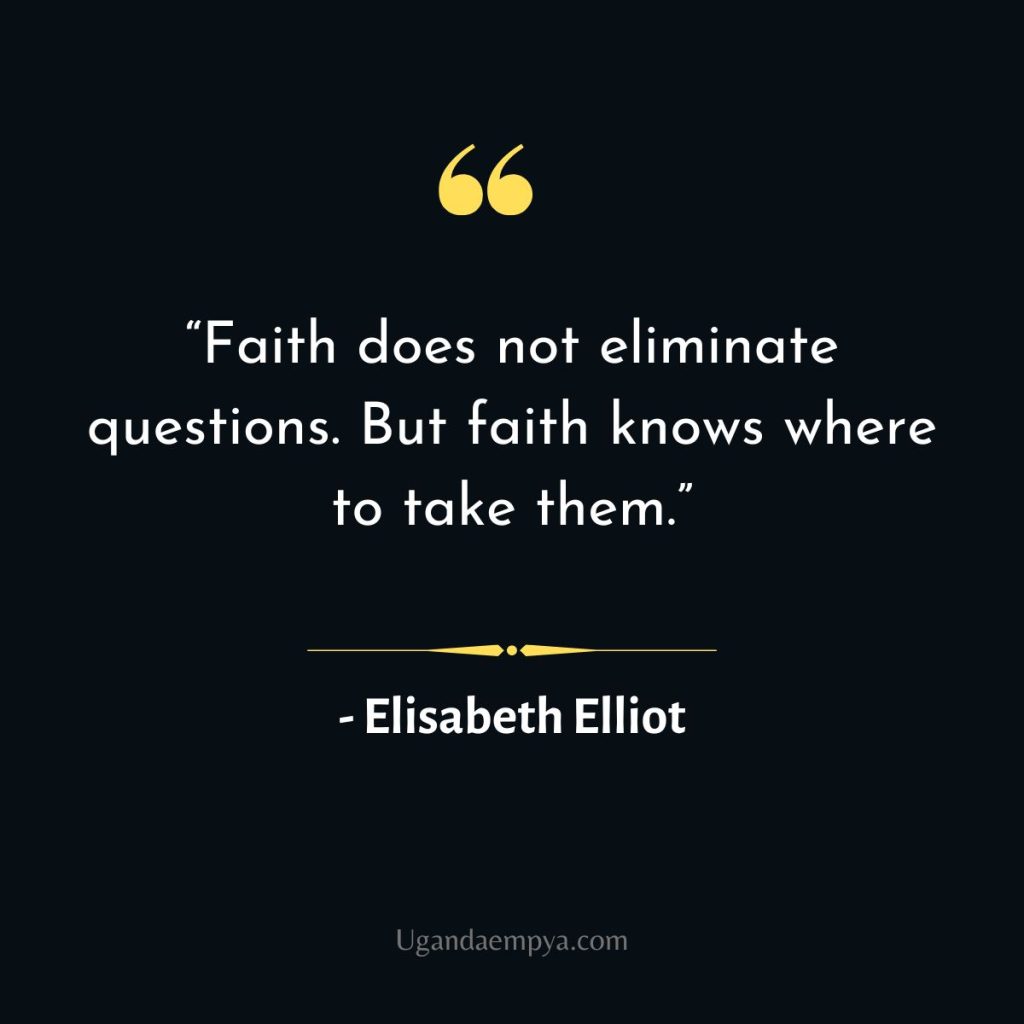 elisabeth elliot faith quote	