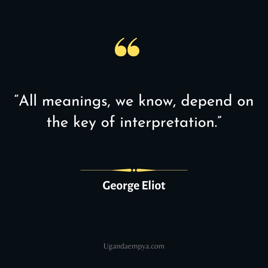 george eliot hidden life quote