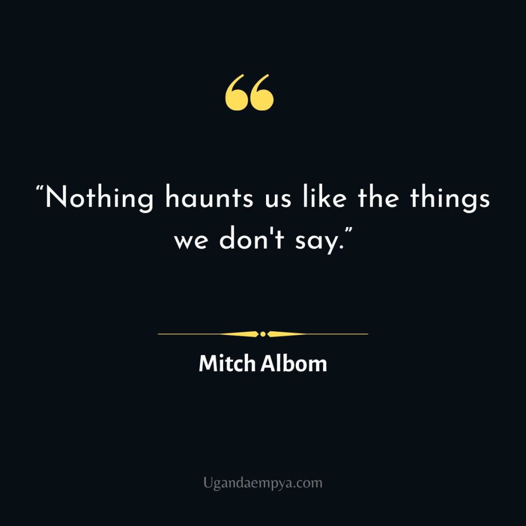 mitch albom tuesdays with morrie quotes	
