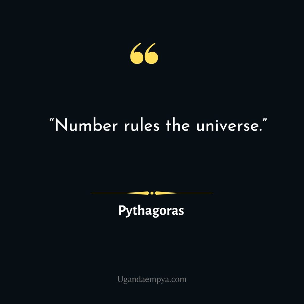 pythagoras quote on numbers