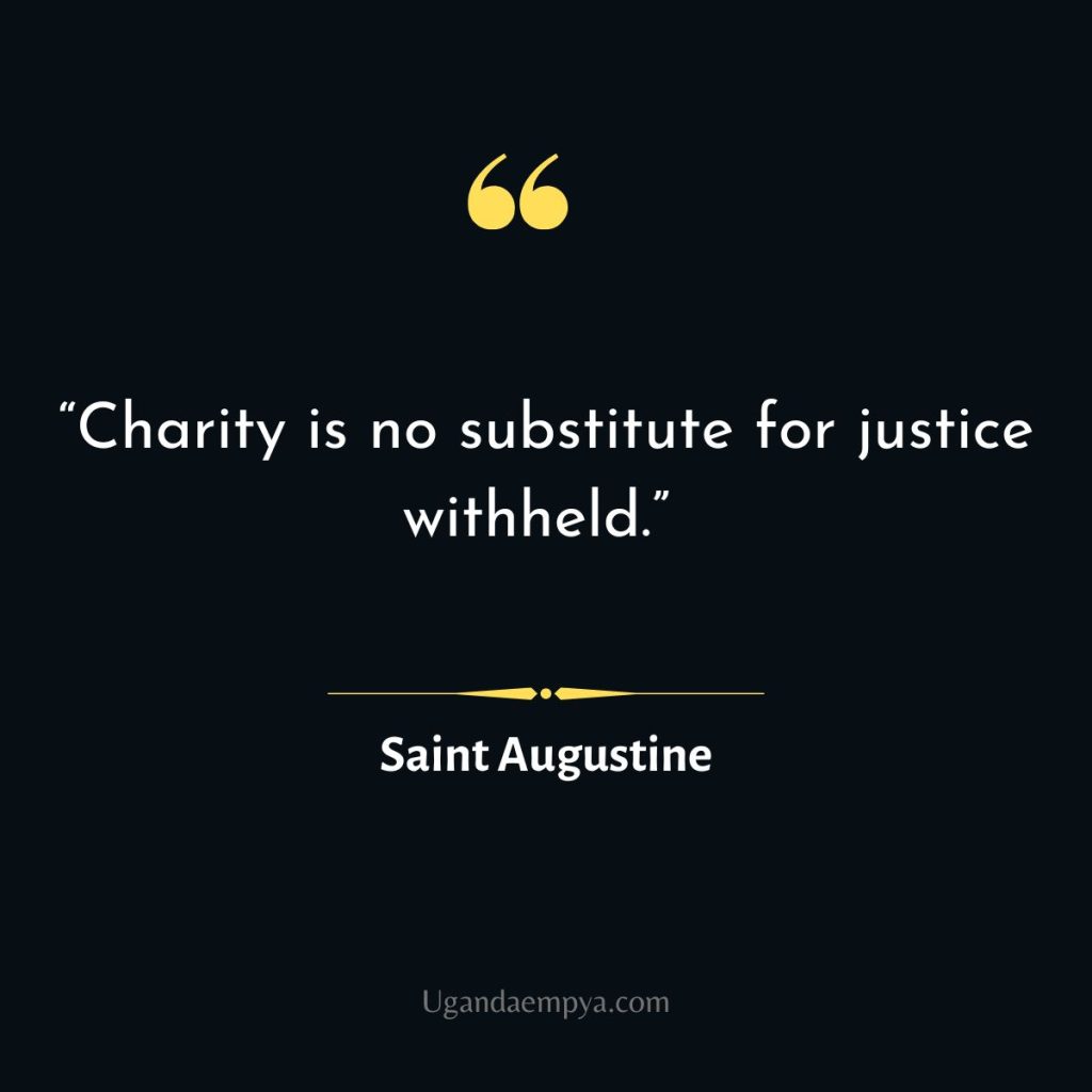Saint Augustine charity quote