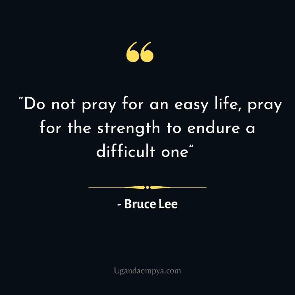 dont pray for easy life quote