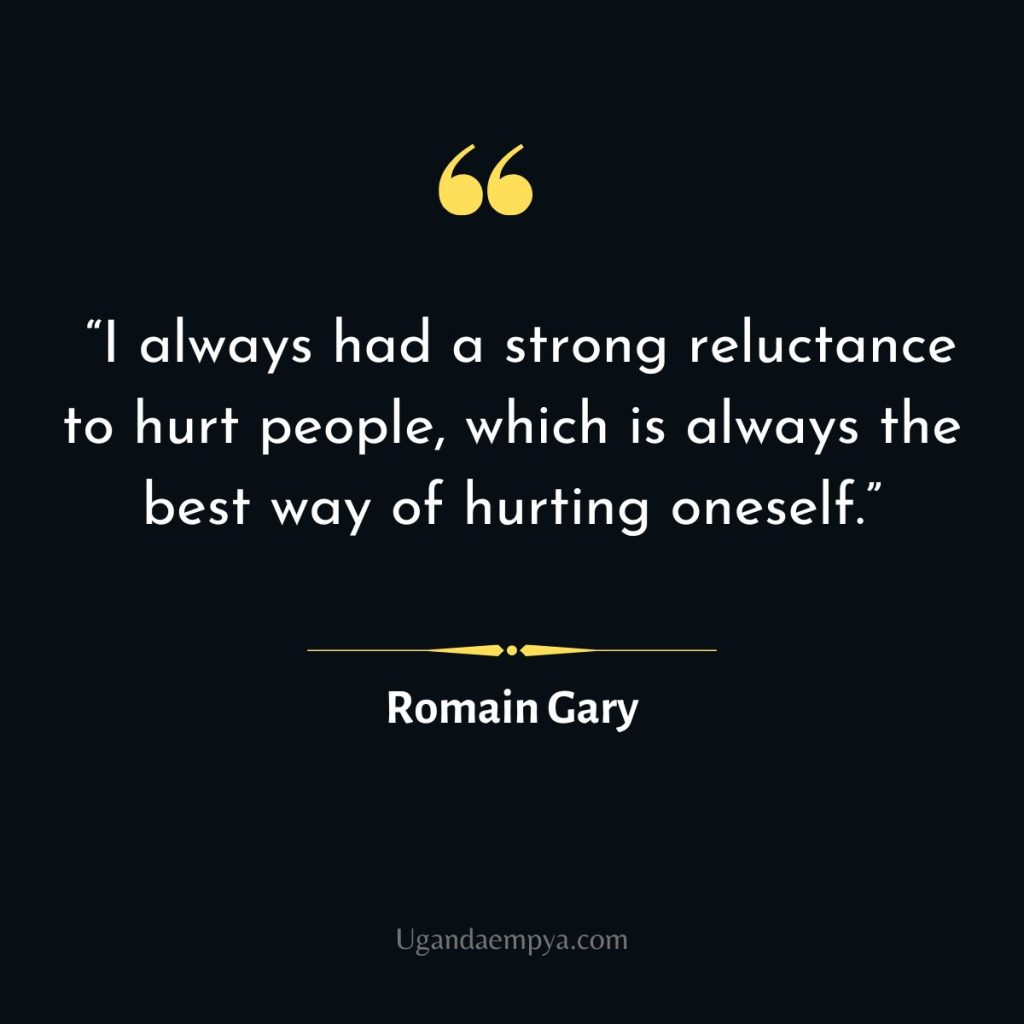 Romain Gary hurt quote