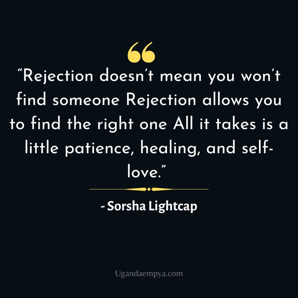 Rejection doesn’t mean you won’t find someone
