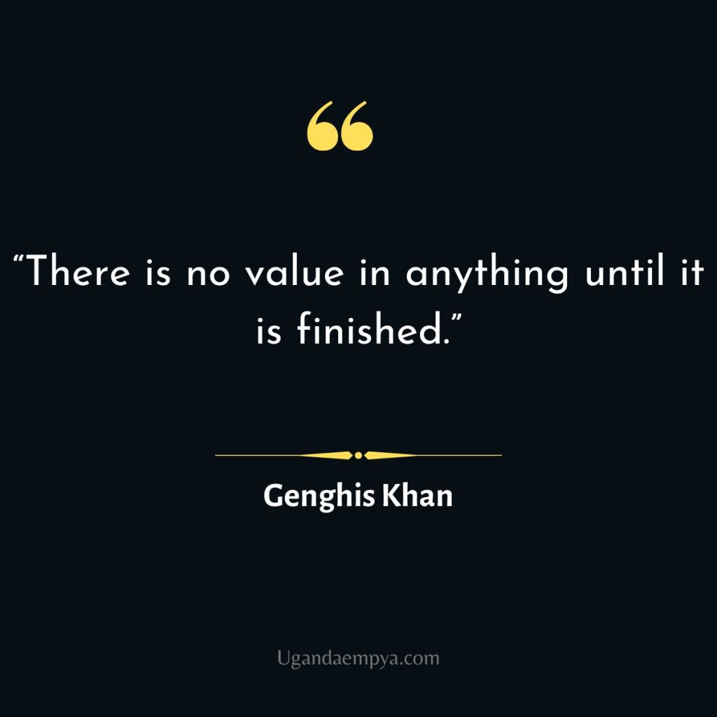 Genghis Khan Quotes 